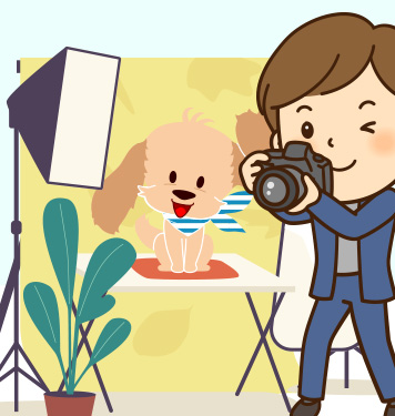 犬専門プロカメラマンによる写真撮影会